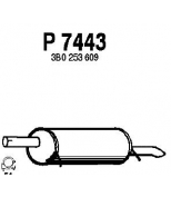 FENNO STEEL - P7443 - Глушитель VW PASSAT 1.6-1.8 96-05